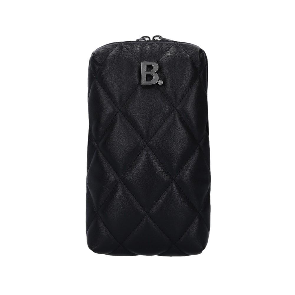 Balenciaga Touch Black Nappa Leather Quilted Puffy Bag 593375