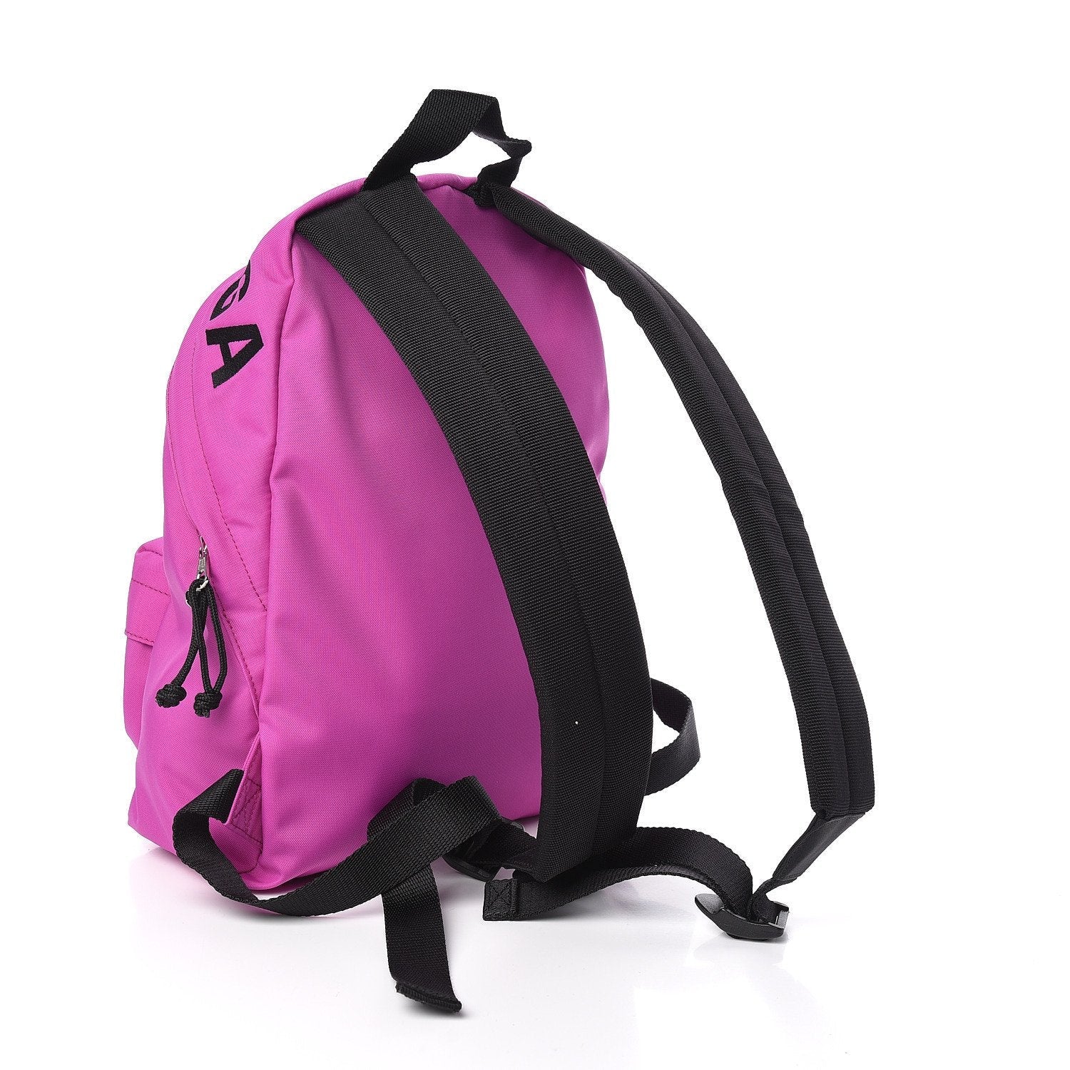 Balenciaga Logo Wheel Sport Nylon Pink Backpack