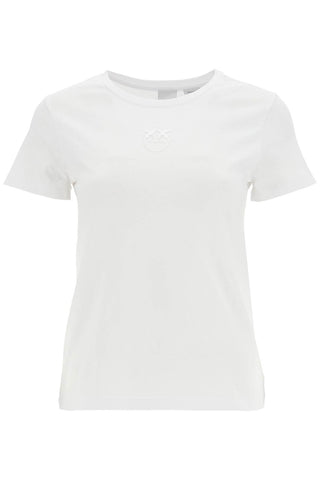 Pinko short-sleeved t-shirt with embroidery