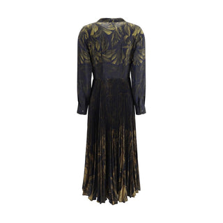 Sara Roka Multicolor Polyester Casual Dress