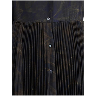 Sara Roka Multicolor Polyester Casual Dress