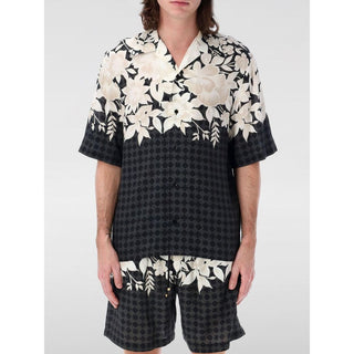 Amiri Black Silk Pattern Shirt