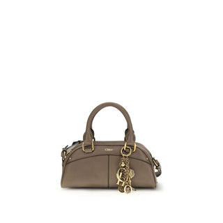 Chloé Gray Calf Leather Bos Taurus Handbag