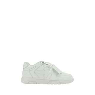 Off-White White Calf Leather Bos Taurus Low Top Sneakers
