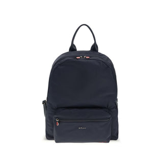 Kiton Blue Fabric Backpack