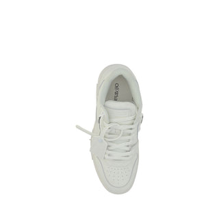 Off-White White Calf Leather Bos Taurus Low Top Sneakers