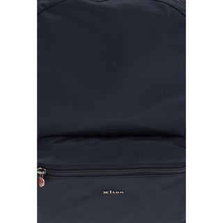 Kiton Blue Fabric Backpack