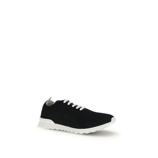 Kiton Black Rubber Athletic Sneakers