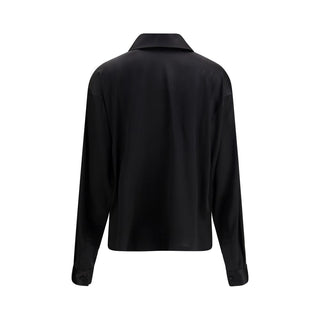 Tom Ford Black Silk Polo Shirt