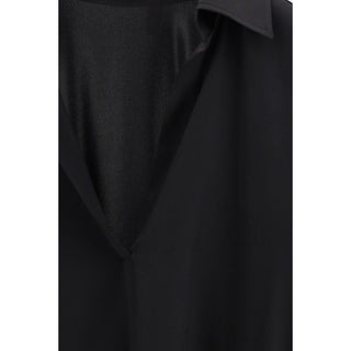 Tom Ford Black Silk Polo Shirt