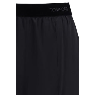 Tom Ford Black Silk Casual Pants