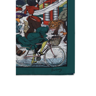 Burberry Multicolor Silk Scarf