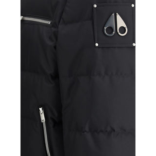 Moose Knuckles Black Polyester Bomber