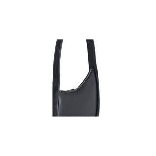 The Row Black Calf Leather Bos Taurus Shoulder Bag