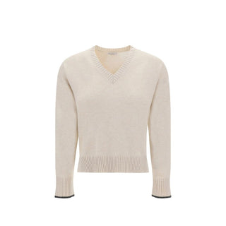 Brunello Cucinelli Beige Cashmere Sweater