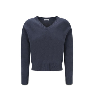 Brunello Cucinelli Blue Cashmere Sweater