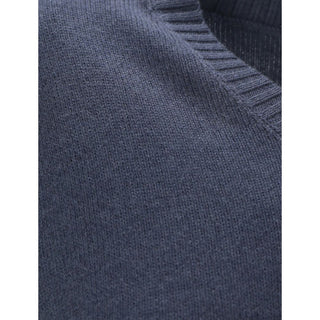 Brunello Cucinelli Blue Cashmere Sweater
