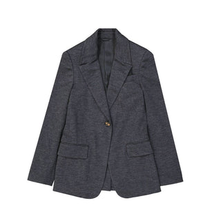 Brunello Cucinelli Gray Wool Blazer