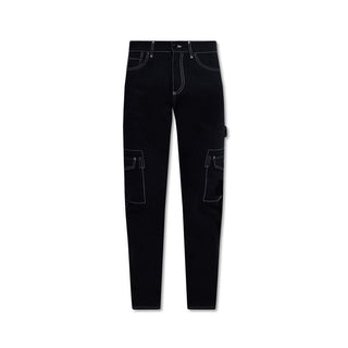 Burberry Black Cotton Cargo Pants
