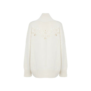 Chloé White Wool Sweatshirt