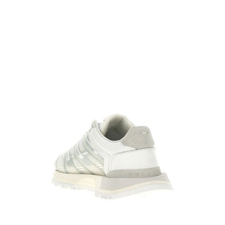Maison Margiela White Fabric Athletic Sneakers