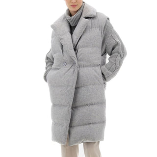 Herno Gray Cashmere Coat