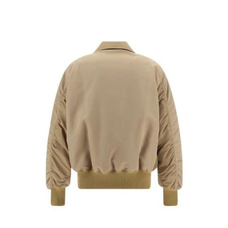 Palm Angels Beige Polyamide Bomber