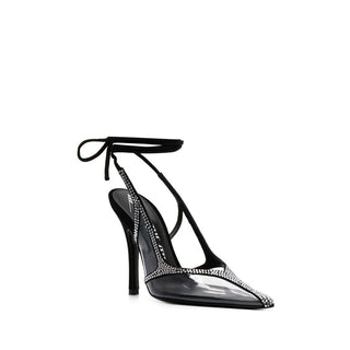 The Attico Black Pvc Platform Pumps