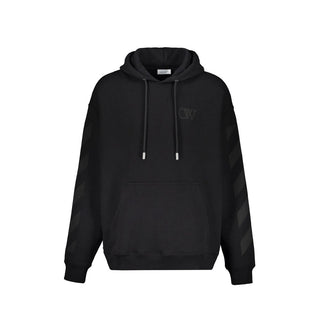 Off-White Black Cotton Sweatshirt