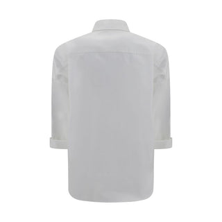 Brunello Cucinelli White Cotton Dress Shirt