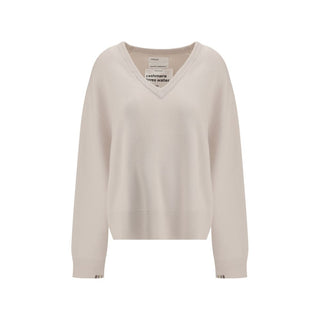 Extreme Cashmere White Cashmere Cashmere Sweater