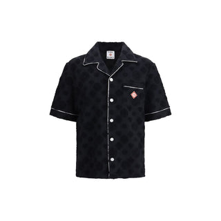 Casablanca Black Cotton Shortsleeve Shirt