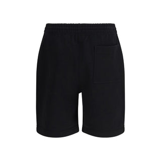 Burberry Black Cotton Bermuda Shorts