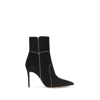 Gianvito Rossi Black Leather Ankle Boots