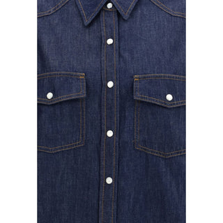 Khaite Blue Denim Shirt