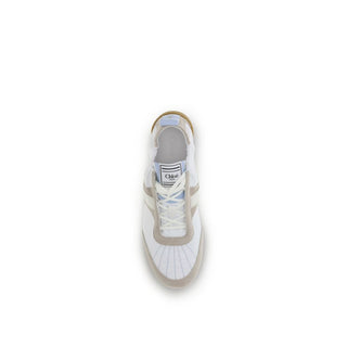 Chloé White Calf Leather Bos Taurus Athletic Sneakers