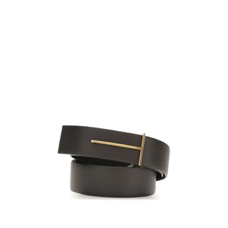 Tom Ford Brown Calf Leather Bos Taurus Regular Belt