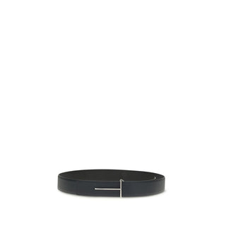 Tom Ford Blue Calf Leather Bos Taurus Regular Belt