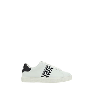 Versace White Rubber Low Top Sneakers