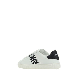 Versace White Rubber Low Top Sneakers