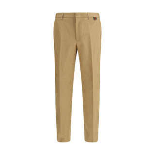 Gucci Beige Cotton Casual Pants
