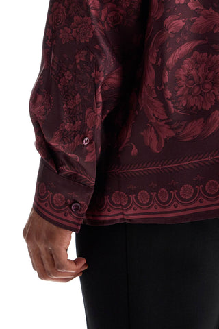 Versace baroque silk shirt