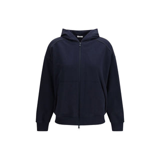 Brunello Cucinelli Blue Cotton Sweatshirt