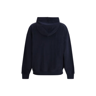 Brunello Cucinelli Blue Cotton Sweatshirt