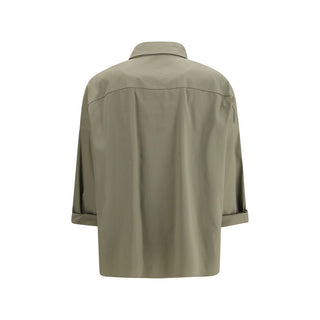 Brunello Cucinelli Bicolor Cotton Dress Shirt