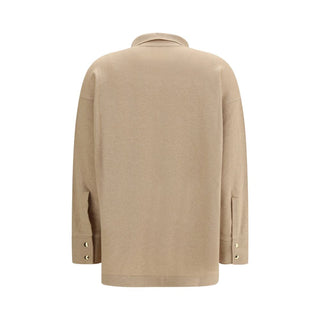 Fabiana Filippi Beige Fleece Wool Shirt