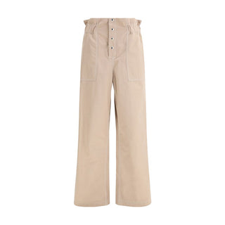 Marni Beige Cotton Casual Pants