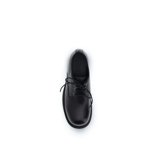 MM6 Black Calf Leather Bos Taurus Oxfords And Derbies