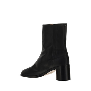 Margiela Brown Calf Leather Bos Taurus Ankle Boots
