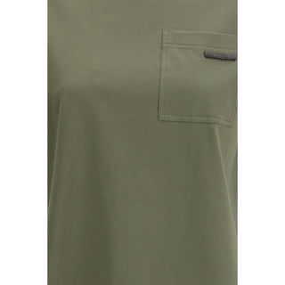 Brunello Cucinelli Bicolor Cotton T-Shirt